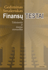 knygos Finansų testai 1111 viršelis