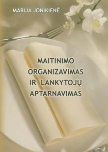 knygos Maitinimo organizavimas ir lankytojų aptarnavimas viršelis