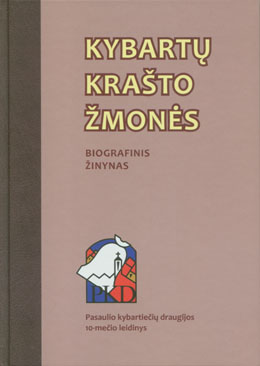 knygos „Kybart%C5%B3%20kra%C5%A1to%20%C5%BEmon%C4%97s“ viršelis